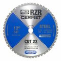 Brute Platinum 12in Brute RZR Cermet Tipped Circular Saw Blades for Steel, 54 Teeth, 1in Arbor CHA RZR-12-54-S